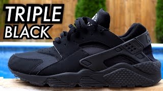 quotTriple Blackquot Air Huarache OnFeet [upl. by Auhoj25]