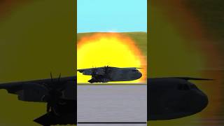 MC400 flown like a rocket and crashed onto the runway turbopropfs tfs shorts gaming crash lol [upl. by Macdermot]