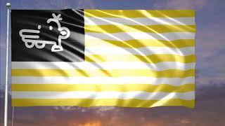 The New American Flag amp Nation Anthem  MannyBlack and Yellow [upl. by Jamil896]