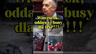 Do Dariusza Wieczorka  oddawaj busy dla OSP z terenów powodziowych powódź [upl. by Ahsimrac]