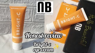 Nirvana💜botanics🌼eye cream review✨Best eye cream reviewpakistani best eye cream💗 [upl. by Leah973]