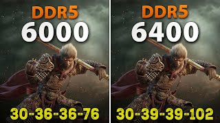 DDR5 6000 vs 6400  Ryzen 9000  Test in 6 Games [upl. by Ridinger]