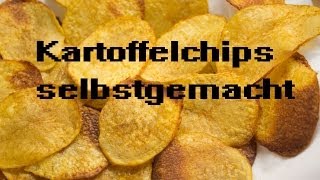 Kartoffelchips selbstgemacht schnell einfach knusprig [upl. by Bithia]