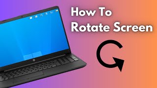 How to Rotate Your Computer or Laptop Screen  2 Ways [upl. by Azzil]