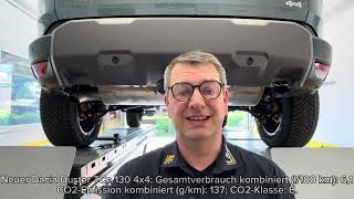 Neuer Dacia Duster III 4x4 abnehmbare AHK ESatz Schwerschichtdämmung ADM Haifischantenne  Hinweis [upl. by Lianne]