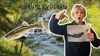 Making Gyotaku  Laine Henry [upl. by Airemaj883]