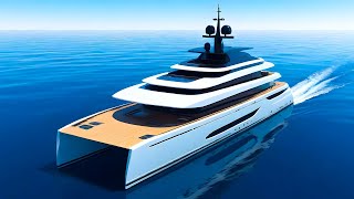 16 MOST FUTURISTIC CATAMARAN YACHTS [upl. by Haimrej]