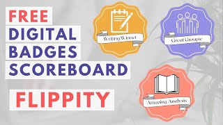 How to Create Digital Badges For Your Students  Flippity Digital Badges Leadership Board [upl. by Elden]