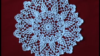 Crochet Grape Harvest Doily Part1 [upl. by O'Rourke]