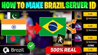 How To Make Brazil Server Account In Free Fire  Brazil Server Free Fire Id Kaise Banaye [upl. by Odrawde530]