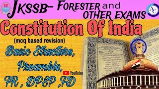 INDIAN CONSTITUTIONPREAMBLEFRFDDPSPJKSSBVLWPANCHAYAT SECRETARY [upl. by Arica601]