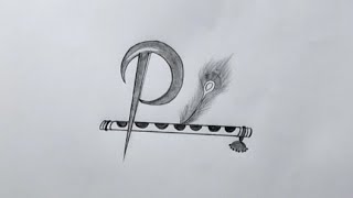 p letter tattoo drawing [upl. by Ehsrop]