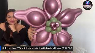 Masterclass en Vivo Creando Flores en Distorsión con Globos 🎈🌸 [upl. by Valer]