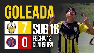 Goleada sub 16 Deportivo Tachira 70 Titanes Liga Futve Junior fecha 12 clausura 2024 [upl. by Llevram380]