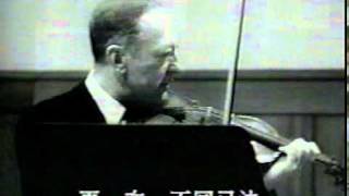 Heifetz Masterclass 1  violin [upl. by Komarek]