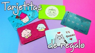 Sorprende a tus seres queridos Tarjetitas de Regalo lindas fáciles y económicas  DIY GIFT CARDS [upl. by Marchese]