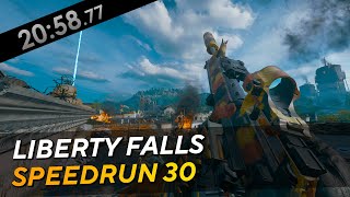 LIBERTY FALLS  RAMPAGE SPEEDRUN 30 2058 [upl. by Stoddart]