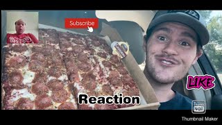 Reaction to Donatos Bakery Crust Pizza Review [upl. by Grane752]