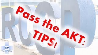 Revision tips for the Applied Knowledge Test AKT  how to pass [upl. by Utley]