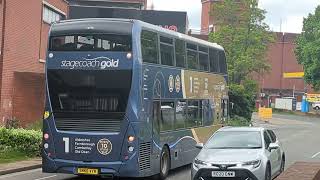 Here is the Stagecoach Gold 10770 on the number 1 in Farnborough Tuesday 14 May 2024 [upl. by Asiluj46]