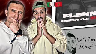 Didine Canon 16  Ahki Ya Zaman amp Flenn  Freestyle 2N Reaction🇲🇦🇩🇿 Zahya 🔥🔥 [upl. by Samp386]