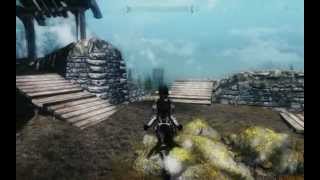 Skyrim  Another Animation Replacer for Sprinting [upl. by Aliuqaj]