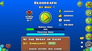 geometry dash bloodbath 19 mobile [upl. by Timothea]