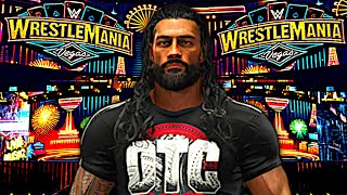 Can ROMAN REIGNS Main Event WrestleMania  WWE 2K24 Challenge [upl. by Carlota]