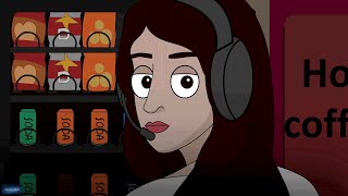 Late Night Office Horror Story Animated Hindi [upl. by Eellah]