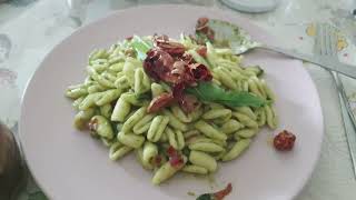 cavatelli al Pesto di aglio Orsino [upl. by Erihppas130]