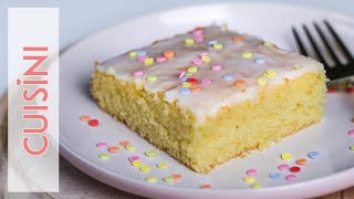 ZITRONENKUCHEN Rezept vom Blech DER BESTE 🍋 einfach schnell super saftig  Blechkuchen backen [upl. by Foley]