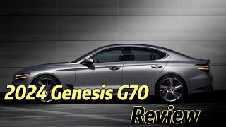 2024 Genesis G70 Review Performance Interior [upl. by Anilra]