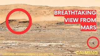 Perseverance Sol 57 Breathtaking Panoramic View of Marssciencedawn [upl. by Hertberg]