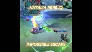 NATALIA IMPOSSIBLE ESCAPE 9999 IQ  MLBB [upl. by Anoblav401]