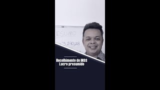 Recolhimento do INSS  Lucro presumido [upl. by Alan]