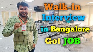 Direct Walkin Interview in Bangalore  Instant Job in Bangalore [upl. by Llevol]