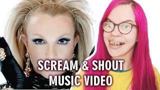 BRITNEY SPEARS WILLIAM  SCREAM amp SHOUT MUSIC VIDEO REACTION  Sisley Reacts [upl. by Martyn]