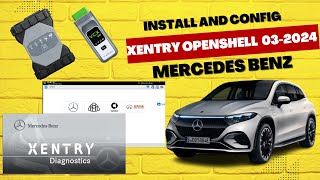 Install and Config Xentry Openshell 03 2024 with Device VCI C6 VCXSE SD Connect C4 [upl. by Silisav146]