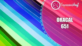 What is Oracal 651 Permanent Adhesive Vinyl [upl. by Jaworski]