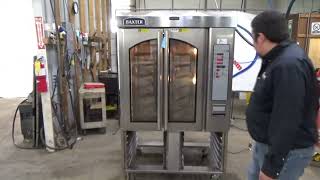 Baxter Mini Rotating Rack Oven Model OV310G Running [upl. by Ricarda]