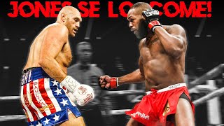 Jon Jones SE COME a Tyson Fury en la CALLE [upl. by Nyliram]