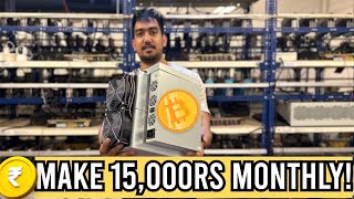 Budget Asic Miner 105000 Only🔥 This Miner makes 15000Rs Monthly⚡️🚀 Crypto Mining India Crypto [upl. by Damara264]