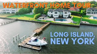 Waterfront Home Long Island  Video Tour Real Estate [upl. by Rebak]