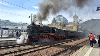 Dresden DAMPFT Impressionen vom 16 Dresdner Dampfloktreffen [upl. by Anaimad319]