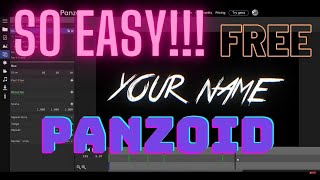 How to Create Intro In Panzoid 4K 60fps [upl. by Rosena]