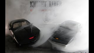 KITT vs KARR Hotwheels Elite 118 amp original Replik  Knight Rider [upl. by Warton]