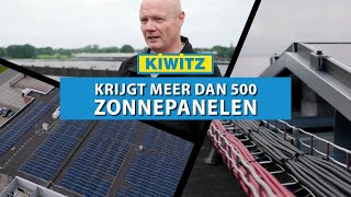 Meer dan 500 Zonnepanelen op het dak van Kiwitz  zonnepanelen [upl. by Celik]