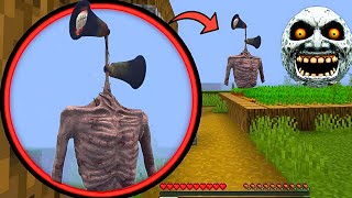 i Found Scary SIREN HEAD 😰 in Minecraft   Part3   Siren Head Minecraft [upl. by Egroej]