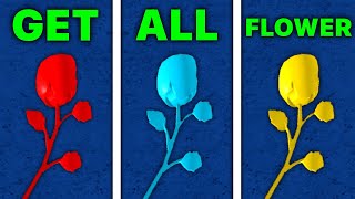 RACE V2  All flower location in 1 MINUTE Blox Fruits [upl. by Sinnal]