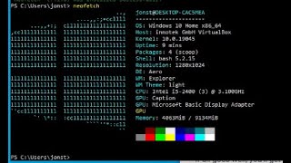 How to get neofetch to work on Windows Powershell [upl. by Elysee176]